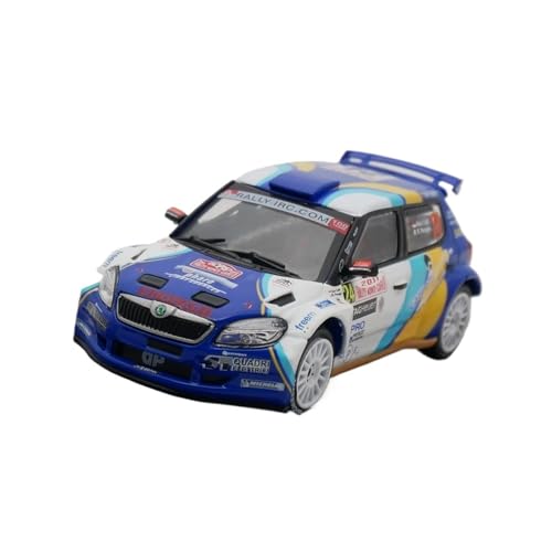 XIYUEYING Maßstabsgetreues Modell Skoda Fabia S2000 WRC Gemini Rallye-Automodelle Im Maßstab 1:43, Legierungsornamente Miniaturmodelle XIYUEYING Maßstabsgetreues Modell Skoda Fabia S2000 WRC Gemini Rallye-Automodelle Im Maßstab 1:43, Legierungsornamente Miniaturmodelle von XIYUEYING