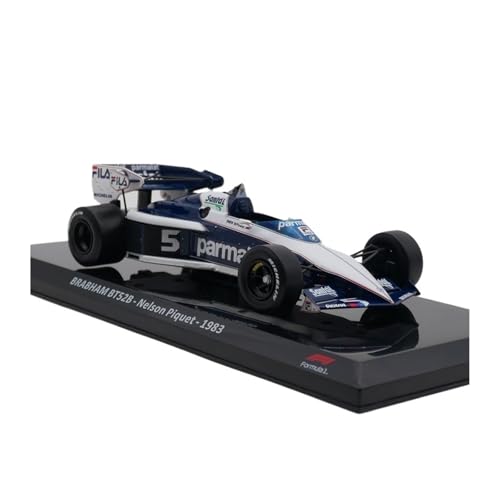 XIYUEYING Maßstabsgetreues Modell Statische Dekoration des F1-Autos BT52B im Maßstab 1:24 von Nelson Piquet Racing Team Miniaturmodelle von XIYUEYING