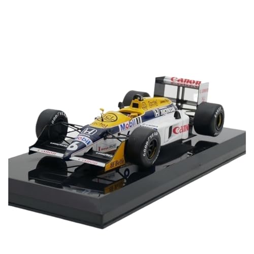 XIYUEYING Maßstabsgetreues Modell Williams FW11B Nelson Piquet F1-Rennwagen-Modellsammlung Im Maßstab 1:24 Miniaturmodelle von XIYUEYING