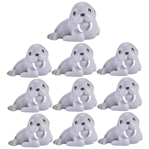 10pcs Walross Spielzeug, Sea Walrus Figuren Tierstatue, Wasserspielzeug für Wasserspielzeug Fischsammlung Spielzeug Synthetische Harz -Seespielzeuggeschenk für Familie, Freund und Kollegen, Figuren 10pcs Walross Spielzeug, Sea Walrus Figuren Tierstatue, Wasserspielzeug für Wasserspielzeug Fischsammlung Spielzeug Synthetische Harz -Seespielzeuggeschenk für Familie, Freund und Kollegen, Figuren von XJKLBYQ
