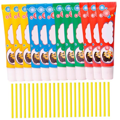 12pcs Blasen Plastikblasen Plastikblasen Spielzeug große Blasenballons für Schulen Party Geburtstagsgeschenk von XJKLBYQ