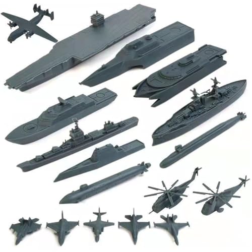 Flugzeugträger Militär Marineschiff, Flugzeug für Flugzeugträger, 17pcs Plastikarmee -Spielzeug umfasst kleine Kampfflugzeuge, Schlachtschiffe, U -Boot und mehr für Jungen und Mädchen Kindergeschenke Flugzeugträger Militär Marineschiff, Flugzeug für Flugzeugträger, 17pcs Plastikarmee -Spielzeug umfasst kleine Kampfflugzeuge, Schlachtschiffe, U -Boot und mehr für Jungen und Mädchen Kindergeschenke von XJKLBYQ