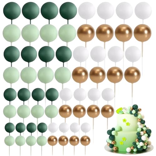 Geburtstagstorten -Topper, 64pcs Mini -Luftballons Kuchen -Topper, 4 Größen verschiedener Mini -Schaumstoff Ball, DIY Dekoration Supplies für Hochzeitsjubiläums Geburtstag Geburtstagstorten -Topper, 64pcs Mini -Luftballons Kuchen -Topper, 4 Größen verschiedener Mini -Schaumstoff Ball, DIY Dekoration Supplies für Hochzeitsjubiläums Geburtstag von XJKLBYQ