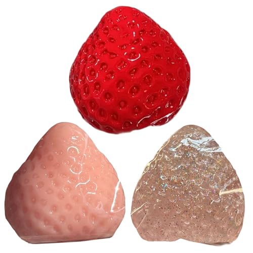 Handgefertigtes Erdbeer -Taba -Spielzeug, 3pcs niedliche Erdbeer -Squeeze -Spielzeug, Dehnbare Ultra -weiche Angst -Erleichterungsgegenstände für Partygunst, Geschenke, Schulprämien Handgefertigtes Erdbeer -Taba -Spielzeug, 3pcs niedliche Erdbeer -Squeeze -Spielzeug, Dehnbare Ultra -weiche Angst -Erleichterungsgegenstände für Partygunst, Geschenke, Schulprämien von XJKLBYQ