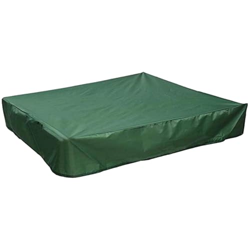 Sandkastenabdeckung, Oxford -Stoff -Sandbox -Abdeckung mit Kordeladring, rechteckige Gartenmöbel für den Außenschutz/47x47 von XJKLBYQ