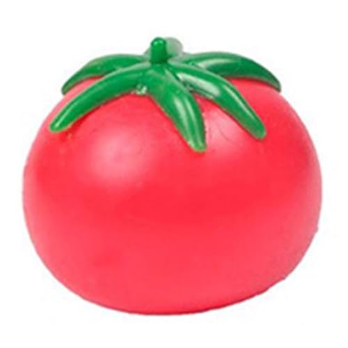 Tomaten -Squeeze -Spielzeug simulierte weiche Angst Reduzierer Stressbekämpfung Spielzeug für Kinder Erwachsene, Stressabbau -Quetschball -Ballspielzeug von XJKLBYQ