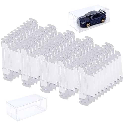 XJKLBYQ 100 PCS-Modellauto-Sendungen Hülle transparent staubdichtes Acryl-Display-Hülle 1.6x3.2x1.2 In PVC-Impact-resistenten Modellfällen für Sammlerstücke, Acrylbox XJKLBYQ 100 PCS-Modellauto-Sendungen Hülle transparent staubdichtes Acryl-Display-Hülle 1.6x3.2x1.2 In PVC-Impact-resistenten Modellfällen für Sammlerstücke, Acrylbox von XJKLBYQ