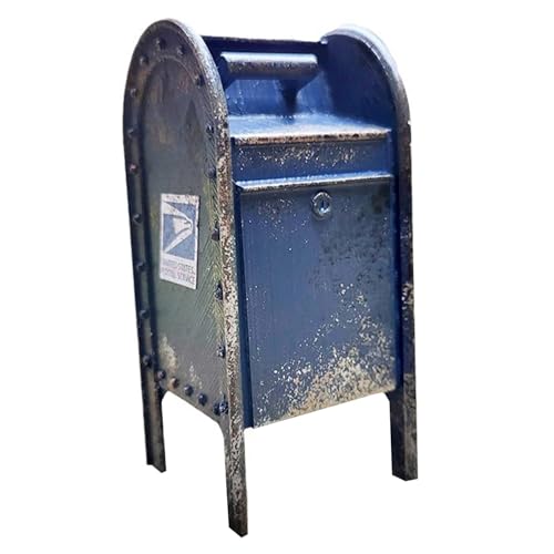 XJKLBYQ American Payphone 1:12 Maßnahmenmodell, Vintage Mini -Mailbox, Miniatur -Telefonstandmodell für Sammlung und Szenenbildung von XJKLBYQ