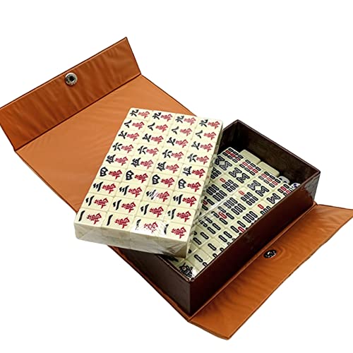 XJKLBYQ Chinesisches Mahjong -Spielset, Travel Mahjong Set, 149pcs/ Set Mahjong Brettspiel für Kinder Familien Erwachsene Home Entertainment Use von XJKLBYQ