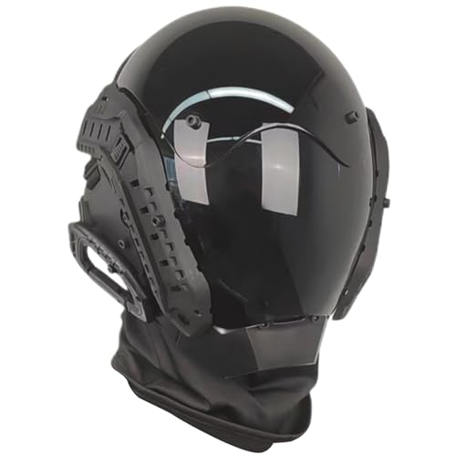 XJKLBYQ Cyberpunk -Maske Cyberpunk -Helm mit inklusiven Mask Cyber Mask Futuristische Maske Gothic Mask Cosplay Mask für Erwachsene Halloween Party Coolplay -Geschenke, Punk Mask XJKLBYQ Cyberpunk -Maske Cyberpunk -Helm mit inklusiven Mask Cyber Mask Futuristische Maske Gothic Mask Cosplay Mask für Erwachsene Halloween Party Coolplay -Geschenke, Punk Mask von XJKLBYQ