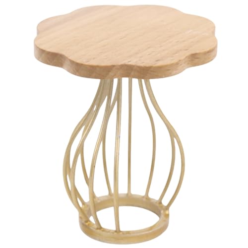 XJKLBYQ Dollhouse Side Table, Holzminiatur 1: 12 Endtische, Mini House Tee Tischmodell für Puppenhausmöbel Dekorationen Accessoires XJKLBYQ Dollhouse Side Table, Holzminiatur 1: 12 Endtische, Mini House Tee Tischmodell für Puppenhausmöbel Dekorationen Accessoires von XJKLBYQ