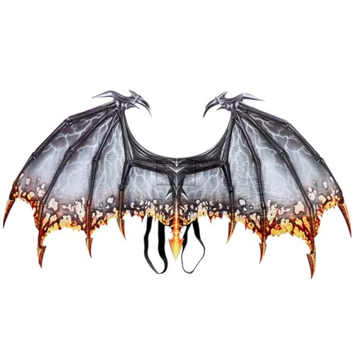 XJKLBYQ Drachenflügel Erwachsener, Drachenflügel Erwachsener Feuerknochen Spurs Cosplay mit elastischen Band Leichtes cooles Kostüm für Frauen Männer XJKLBYQ Drachenflügel Erwachsener, Drachenflügel Erwachsener Feuerknochen Spurs Cosplay mit elastischen Band Leichtes cooles Kostüm für Frauen Männer von XJKLBYQ