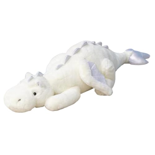 XJKLBYQ Drachengefüllte Tier, 43 Zoll niedlichen Cartoon Dragon Plüsch mit Flügel, weiches bequemes Riesengefüllter Tier für Kinder Jungen Mädchen Schlafzimmer Dekoration, Weiß |.Große Tiere XJKLBYQ Drachengefüllte Tier, 43 Zoll niedlichen Cartoon Dragon Plüsch mit Flügel, weiches bequemes Riesengefüllter Tier für Kinder Jungen Mädchen Schlafzimmer Dekoration, Weiß |.Große Tiere von XJKLBYQ