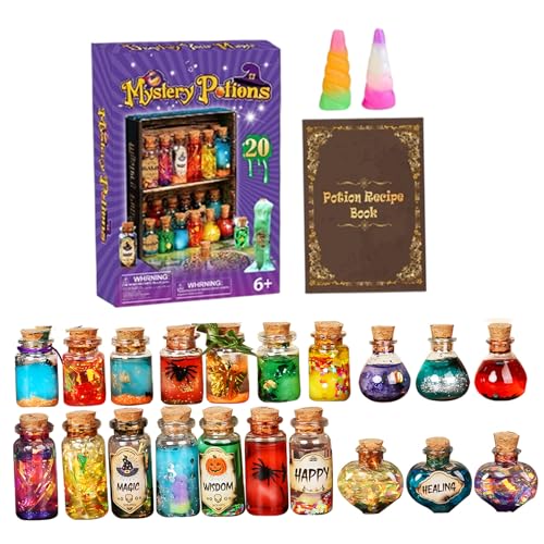XJKLBYQ Feen -Tränke Kit für Kinder, Kindertrankungsmittel Kit DIY Trank mit Flaschen und Accessoires für Halloween -Geburtstagsspielzeug -Aktivitäten Party Gefälligkeiten XJKLBYQ Feen -Tränke Kit für Kinder, Kindertrankungsmittel Kit DIY Trank mit Flaschen und Accessoires für Halloween -Geburtstagsspielzeug -Aktivitäten Party Gefälligkeiten von XJKLBYQ