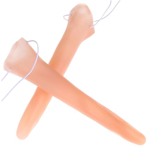 XJKLBYQ Gefälschte Nase, 2pcs Hexennase, 6 Zoll PVC Long mit Gummiband für Kinder und Erwachsene Halloween -Accessoires XJKLBYQ Gefälschte Nase, 2pcs Hexennase, 6 Zoll PVC Long mit Gummiband für Kinder und Erwachsene Halloween -Accessoires von XJKLBYQ