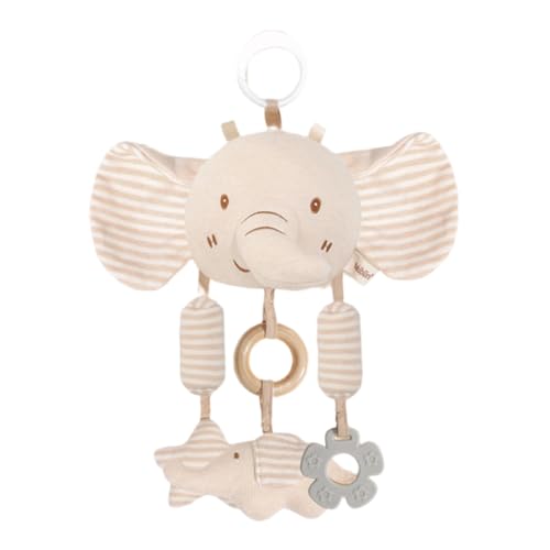 XJKLBYQ Hanges Spielzeug für Baby -Fitnessstudio, Kinderwagenspielzeug, Kinderbettspielzeug mit elastischen Teether und angenehmem Klang, tragbar und beruhigen für Auto, Zuhause, Reisen, Elefant XJKLBYQ Hanges Spielzeug für Baby -Fitnessstudio, Kinderwagenspielzeug, Kinderbettspielzeug mit elastischen Teether und angenehmem Klang, tragbar und beruhigen für Auto, Zuhause, Reisen, Elefant von XJKLBYQ