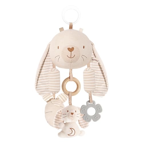 XJKLBYQ Hanges Spielzeug für Baby -Fitnessstudio, Kinderwagenspielzeug, Kinderbettspielzeug mit elastischen Teether und angenehmem Klang, tragbar und beruhigen für Auto, Zuhause, Reisen, Kaninchen XJKLBYQ Hanges Spielzeug für Baby -Fitnessstudio, Kinderwagenspielzeug, Kinderbettspielzeug mit elastischen Teether und angenehmem Klang, tragbar und beruhigen für Auto, Zuhause, Reisen, Kaninchen von XJKLBYQ