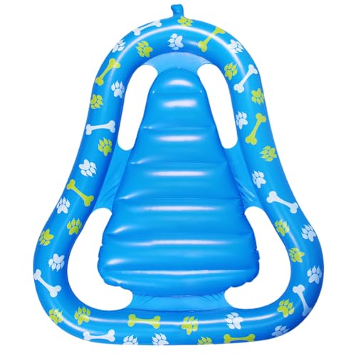XJKLBYQ Hundepool Float, Hund Float Floß für Pool Lake River, PVC aufblasbare Haustier Floatie für große mittelgroße kleine Hunde/ 47 x 36 Zoll XJKLBYQ Hundepool Float, Hund Float Floß für Pool Lake River, PVC aufblasbare Haustier Floatie für große mittelgroße kleine Hunde/ 47 x 36 Zoll von XJKLBYQ