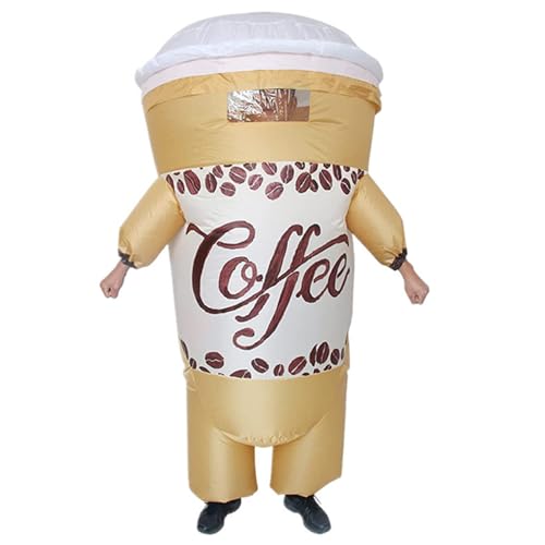 XJKLBYQ Kinderkostüme, aufblasbares Kostüm Erwachsener lustiger kreativer Ganzkörper Kaffeetasse Kostüm für Cosplay -Party Halloween XJKLBYQ Kinderkostüme, aufblasbares Kostüm Erwachsener lustiger kreativer Ganzkörper Kaffeetasse Kostüm für Cosplay -Party Halloween von XJKLBYQ