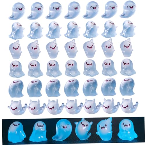 XJKLBYQ Luminous Mini Resin Ghost, 30 Prozent süße Miniaturgeister -Figuren im dunklen, Halloween -Miniaturen mit 6 einzigartigem Design für die Halloween -Dekoration in Innenräumen leuchten XJKLBYQ Luminous Mini Resin Ghost, 30 Prozent süße Miniaturgeister -Figuren im dunklen, Halloween -Miniaturen mit 6 einzigartigem Design für die Halloween -Dekoration in Innenräumen leuchten von XJKLBYQ
