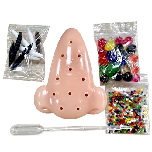 XJKLBYQ Pickle Popping Toy Set, lustiges Nasenpickelspielzeug mit weichen Perlen Droper und Pinzette, TPE Flexible wiederverwendbar XJKLBYQ Pickle Popping Toy Set, lustiges Nasenpickelspielzeug mit weichen Perlen Droper und Pinzette, TPE Flexible wiederverwendbar von XJKLBYQ