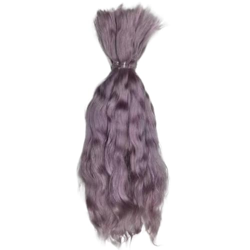 XJKLBYQ Puppenhaar 8 Zoll lockiges Puppenhaar natürliche realistische Perücken DIY-freundlichem Mohair-Handwerk zum Herstellen, Figur, Kunsthandwerk, hellpurpur |.Vorräte Machen XJKLBYQ Puppenhaar 8 Zoll lockiges Puppenhaar natürliche realistische Perücken DIY-freundlichem Mohair-Handwerk zum Herstellen, Figur, Kunsthandwerk, hellpurpur |.Vorräte Machen von XJKLBYQ