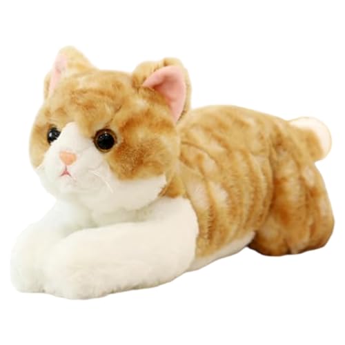 XJKLBYQ Realistische Katze 20 Zoll Liege Haltung Baumwollgefüllte Katze Plüsch weiche und hautfreundliche kuschelige Kätzchen für Zuhause, Büro, Hotel, Party, Plüsch XJKLBYQ Realistische Katze 20 Zoll Liege Haltung Baumwollgefüllte Katze Plüsch weiche und hautfreundliche kuschelige Kätzchen für Zuhause, Büro, Hotel, Party, Plüsch von XJKLBYQ