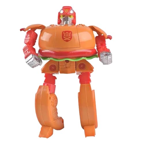 XJKLBYQ Roboter -Zappelspielzeug, DIY -Lebensmittel verformbare Verformbare Cubes Early Educational Brain Blocks Spielzeug für Erwachsene Kinder (Hamburger) von XJKLBYQ