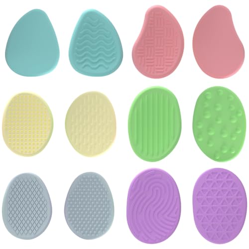 XJKLBYQ Sensorische Sorgensteine, 12pcs Silikon Verschiedene Textursteine, für Beruhigung, Stressabbau, Zappelspielzeug XJKLBYQ Sensorische Sorgensteine, 12pcs Silikon Verschiedene Textursteine, für Beruhigung, Stressabbau, Zappelspielzeug von XJKLBYQ