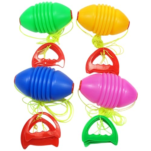 XJKLBYQ Spielzeugball, 4PCS Bilaterale Handschiebebälle, Hand-Eye-Koordinationshuttle Spielzeug für Sport & Outdoor-Spiel XJKLBYQ Spielzeugball, 4PCS Bilaterale Handschiebebälle, Hand-Eye-Koordinationshuttle Spielzeug für Sport & Outdoor-Spiel von XJKLBYQ