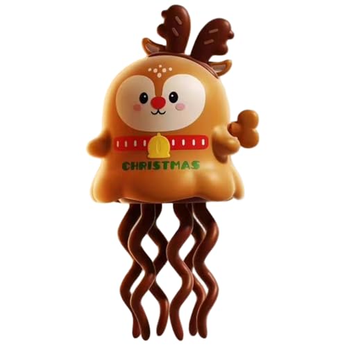 XJKLBYQ Tanztanz Tintenfisch Spielzeug Santa Elch Uhrwerk Tintenfisch Tanz Spielzeug Keine Batterie benötigt Stressabbau für Weihnachtsjungen und Mädchen, Hellbraun XJKLBYQ Tanztanz Tintenfisch Spielzeug Santa Elch Uhrwerk Tintenfisch Tanz Spielzeug Keine Batterie benötigt Stressabbau für Weihnachtsjungen und Mädchen, Hellbraun von XJKLBYQ