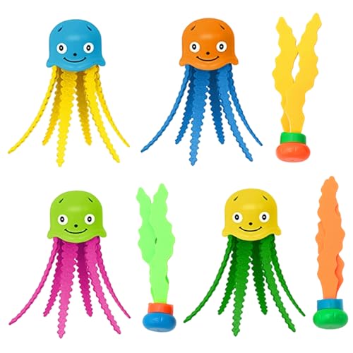 XJKLBYQ Tauchpool-Spielzeug, 7pcs Octopus & Seetang Tauchspielzeug, Badewasserspaß für Kinder im Alter von 3 bis 12 Jahren XJKLBYQ Tauchpool-Spielzeug, 7pcs Octopus & Seetang Tauchspielzeug, Badewasserspaß für Kinder im Alter von 3 bis 12 Jahren von XJKLBYQ