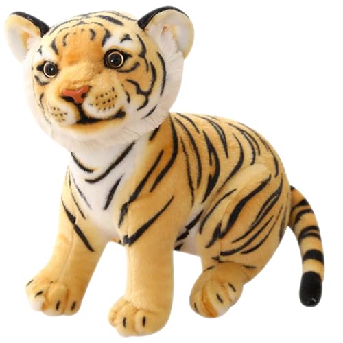 XJKLBYQ Tiger ausgestopftes Tier, süßes realistisches Tiger Plüschspielzeug, superweiche und kuschelige Tierspielzeug für Schlafzimmerdekorationen, Jungens und Mädchen Geschenk XJKLBYQ Tiger ausgestopftes Tier, süßes realistisches Tiger Plüschspielzeug, superweiche und kuschelige Tierspielzeug für Schlafzimmerdekorationen, Jungens und Mädchen Geschenk von XJKLBYQ