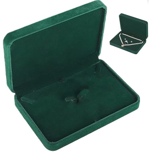 XJKLBYQ Velvet Schmucksetbox, zarte Schmuck Organizerschachtel, kleine grüne Juwelierschachtel, Velvet Gift Box für Armband Halskette Ohrring Ring/6,9 x 4,9 x 1,4 XJKLBYQ Velvet Schmucksetbox, zarte Schmuck Organizerschachtel, kleine grüne Juwelierschachtel, Velvet Gift Box für Armband Halskette Ohrring Ring/6,9 x 4,9 x 1,4 von XJKLBYQ