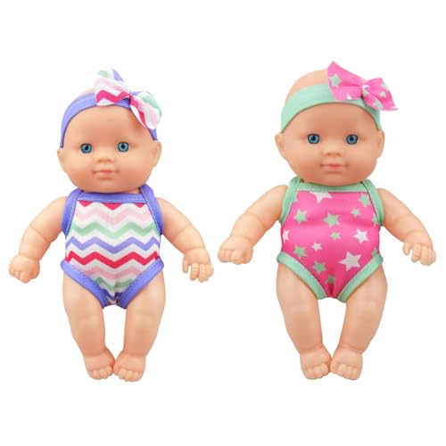 XJKLBYQ Wasser Babypuppe wasserdichte Schwimmerpuppe schwimmend Bad Baby mit beweglichen Gelenken abnehmbare Badeanzüge Schwimmen für Kinder Badewanne Pool Badezeit Spielstil 1, Wasser XJKLBYQ Wasser Babypuppe wasserdichte Schwimmerpuppe schwimmend Bad Baby mit beweglichen Gelenken abnehmbare Badeanzüge Schwimmen für Kinder Badewanne Pool Badezeit Spielstil 1, Wasser von XJKLBYQ