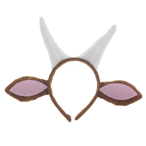 XJKLBYQ Ziegenohren, süße Cartoon -Tierohren, weiches Ziegentierstirnband, Kostümzubehör für Kinder Cosplay -Party -Gefälligkeiten, Hair Hoop XJKLBYQ Ziegenohren, süße Cartoon -Tierohren, weiches Ziegentierstirnband, Kostümzubehör für Kinder Cosplay -Party -Gefälligkeiten, Hair Hoop von XJKLBYQ