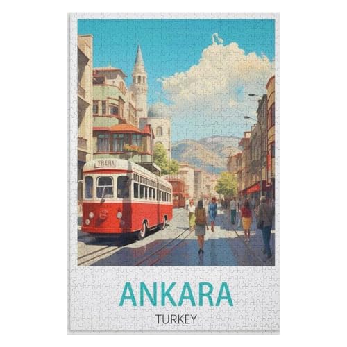 Klassische Puzzle für Erwachsene Teenager Freizeit Spaß Spiel Spielzeug Geeignet,Ankara Türkei,Lernspielzeug FüR Kinder 75x50,Holz Puzzle,AA-260 Klassische Puzzle für Erwachsene Teenager Freizeit Spaß Spiel Spielzeug Geeignet,Ankara Türkei,Lernspielzeug FüR Kinder 75x50,Holz Puzzle,AA-260 von XJUfW