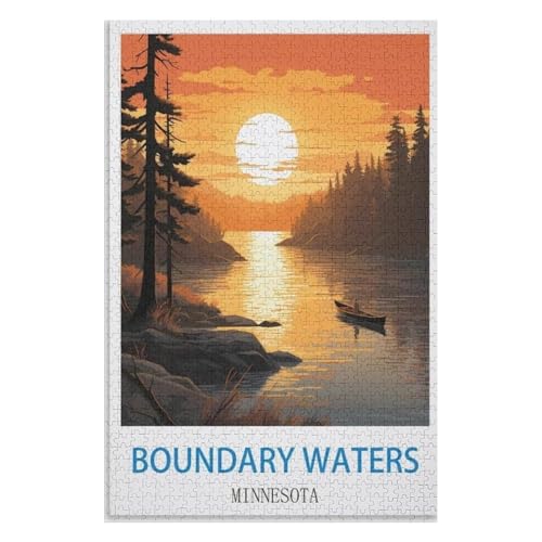 Klassische Puzzle für Erwachsene Teenager Freizeit Spaß Spiel Spielzeug Geeignet,Boundary Waters Minnesota,Lernspielzeug FüR Kinder 52x38 Papier Puzzle,AA-648 Klassische Puzzle für Erwachsene Teenager Freizeit Spaß Spiel Spielzeug Geeignet,Boundary Waters Minnesota,Lernspielzeug FüR Kinder 52x38 Papier Puzzle,AA-648 von XJUfW