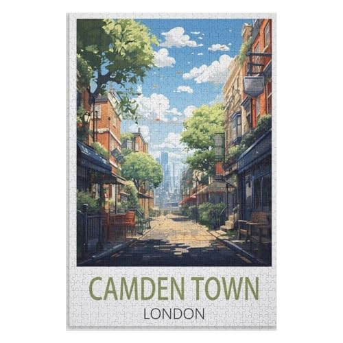 Klassische Puzzle für Erwachsene Teenager Freizeit Spaß Spiel Spielzeug Geeignet,Camden Town London,Lernspielzeug FüR Kinder 75x50,Holz Puzzle,AA-800 Klassische Puzzle für Erwachsene Teenager Freizeit Spaß Spiel Spielzeug Geeignet,Camden Town London,Lernspielzeug FüR Kinder 75x50,Holz Puzzle,AA-800 von XJUfW