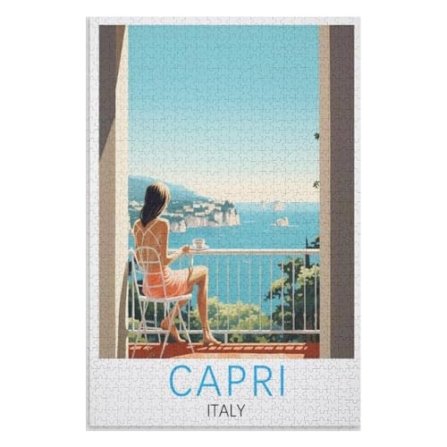 Klassische Puzzle für Erwachsene Teenager Freizeit Spaß Spiel Spielzeug Geeignet,Capri Italien,Lernspielzeug FüR Kinder 70x50,Papier Puzzle,AA-404 Klassische Puzzle für Erwachsene Teenager Freizeit Spaß Spiel Spielzeug Geeignet,Capri Italien,Lernspielzeug FüR Kinder 70x50,Papier Puzzle,AA-404 von XJUfW