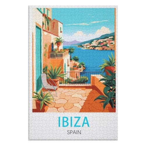 Klassische Puzzle für Erwachsene Teenager Freizeit Spaß Spiel Spielzeug Geeignet,Ibiza Spanien,Lernspielzeug FüR Kinder 38x26,Papier Puzzle,AA-332 Klassische Puzzle für Erwachsene Teenager Freizeit Spaß Spiel Spielzeug Geeignet,Ibiza Spanien,Lernspielzeug FüR Kinder 38x26,Papier Puzzle,AA-332 von XJUfW