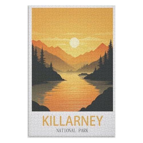 Klassische Puzzle für Erwachsene Teenager Freizeit Spaß Spiel Spielzeug Geeignet,Killarney Nationalpark,Lernspielzeug FüR Kinder 38x26,Papier Puzzle,AA-828 Klassische Puzzle für Erwachsene Teenager Freizeit Spaß Spiel Spielzeug Geeignet,Killarney Nationalpark,Lernspielzeug FüR Kinder 38x26,Papier Puzzle,AA-828 von XJUfW