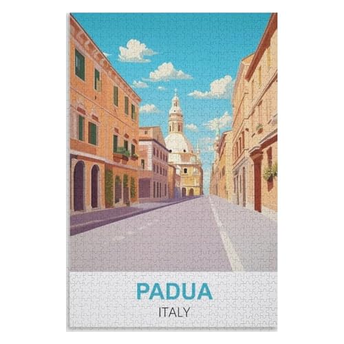 Klassische Puzzle für Erwachsene Teenager Freizeit Spaß Spiel Spielzeug Geeignet，Padua Italien，Lernspielzeug FüR Kinder 38x26，Papier Puzzle,AA-1152 von XJUfW