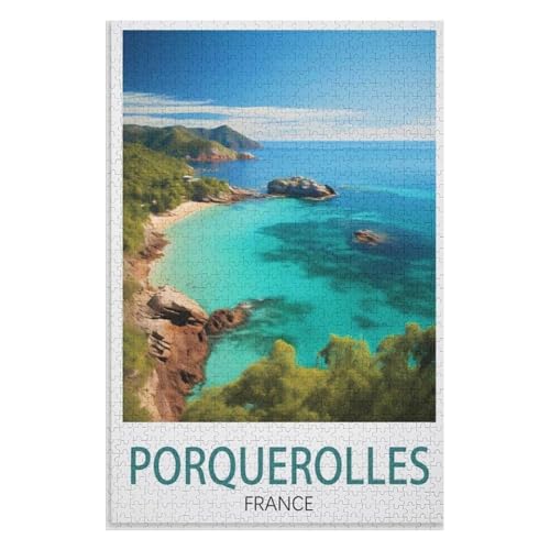 Klassische Puzzle für Erwachsene Teenager Freizeit Spaß Spiel Spielzeug Geeignet,Porquerolles Frankreich See,Lernspielzeug FüR Kinder 75x50,Holz Puzzle,AA-200 Klassische Puzzle für Erwachsene Teenager Freizeit Spaß Spiel Spielzeug Geeignet,Porquerolles Frankreich See,Lernspielzeug FüR Kinder 75x50,Holz Puzzle,AA-200 von XJUfW
