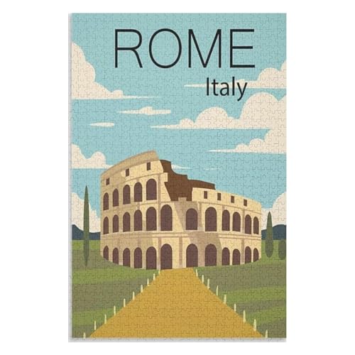 Klassische Puzzle für Erwachsene Teenager Freizeit Spaß Spiel Spielzeug Geeignet,Rom Italien,Lernspielzeug FüR Kinder 38x26,Papier Puzzle,AA-472 Klassische Puzzle für Erwachsene Teenager Freizeit Spaß Spiel Spielzeug Geeignet,Rom Italien,Lernspielzeug FüR Kinder 38x26,Papier Puzzle,AA-472 von XJUfW