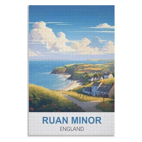 Klassische Puzzle für Erwachsene Teenager Freizeit Spaß Spiel Spielzeug Geeignet,Ruan Minor England,Lernspielzeug FüR Kinder 52x38 Papier Puzzle,AA-1180 Klassische Puzzle für Erwachsene Teenager Freizeit Spaß Spiel Spielzeug Geeignet,Ruan Minor England,Lernspielzeug FüR Kinder 52x38 Papier Puzzle,AA-1180 von XJUfW