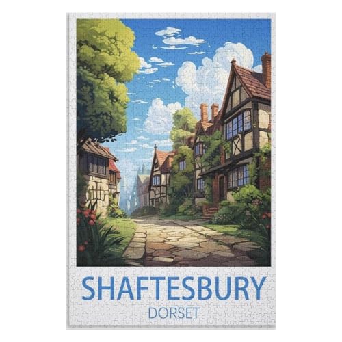 Klassische Puzzle für Erwachsene Teenager Freizeit Spaß Spiel Spielzeug Geeignet,Shaftesbury Dorset,Lernspielzeug FüR Kinder 38x26,Papier Puzzle,AA-916 Klassische Puzzle für Erwachsene Teenager Freizeit Spaß Spiel Spielzeug Geeignet,Shaftesbury Dorset,Lernspielzeug FüR Kinder 38x26,Papier Puzzle,AA-916 von XJUfW