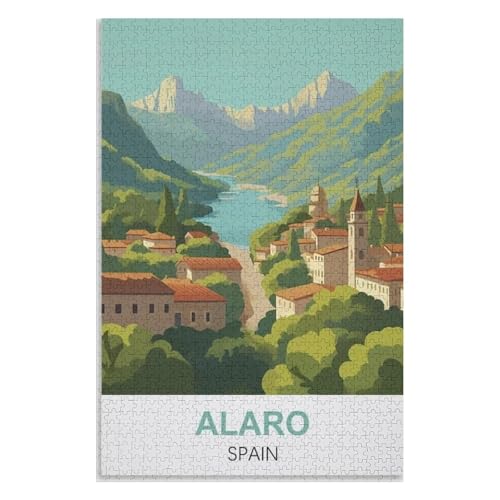Puzzle für Erwachsene und Kinder ab 14 Jahren, 1000 StüCk,Alaró Spanien,Lernspielzeug FüR Kinder 70x50,Papier Puzzle,AA-1325 Puzzle für Erwachsene und Kinder ab 14 Jahren, 1000 StüCk,Alaró Spanien,Lernspielzeug FüR Kinder 70x50,Papier Puzzle,AA-1325 von XJUfW