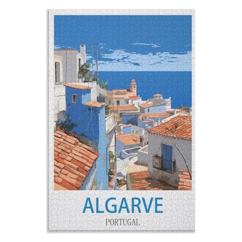 Puzzle für Erwachsene und Kinder ab 14 Jahren, 1000 StüCk,Algarve Portugal,Lernspielzeug FüR Kinder 38x26,Papier Puzzle,AA-613 Puzzle für Erwachsene und Kinder ab 14 Jahren, 1000 StüCk,Algarve Portugal,Lernspielzeug FüR Kinder 38x26,Papier Puzzle,AA-613 von XJUfW