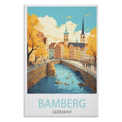 Puzzle für Erwachsene und Kinder ab 14 Jahren, 1000 StüCk,Bamberg Deutschland,Lernspielzeug FüR Kinder 52x38 Papier Puzzle,AA-77 Puzzle für Erwachsene und Kinder ab 14 Jahren, 1000 StüCk,Bamberg Deutschland,Lernspielzeug FüR Kinder 52x38 Papier Puzzle,AA-77 von XJUfW